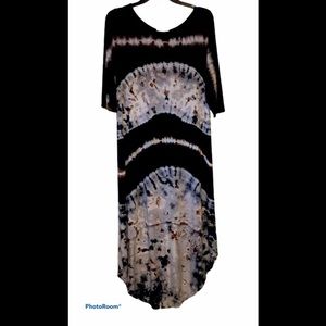 Kamana Tye Dye Hi-Low Dress  Size M